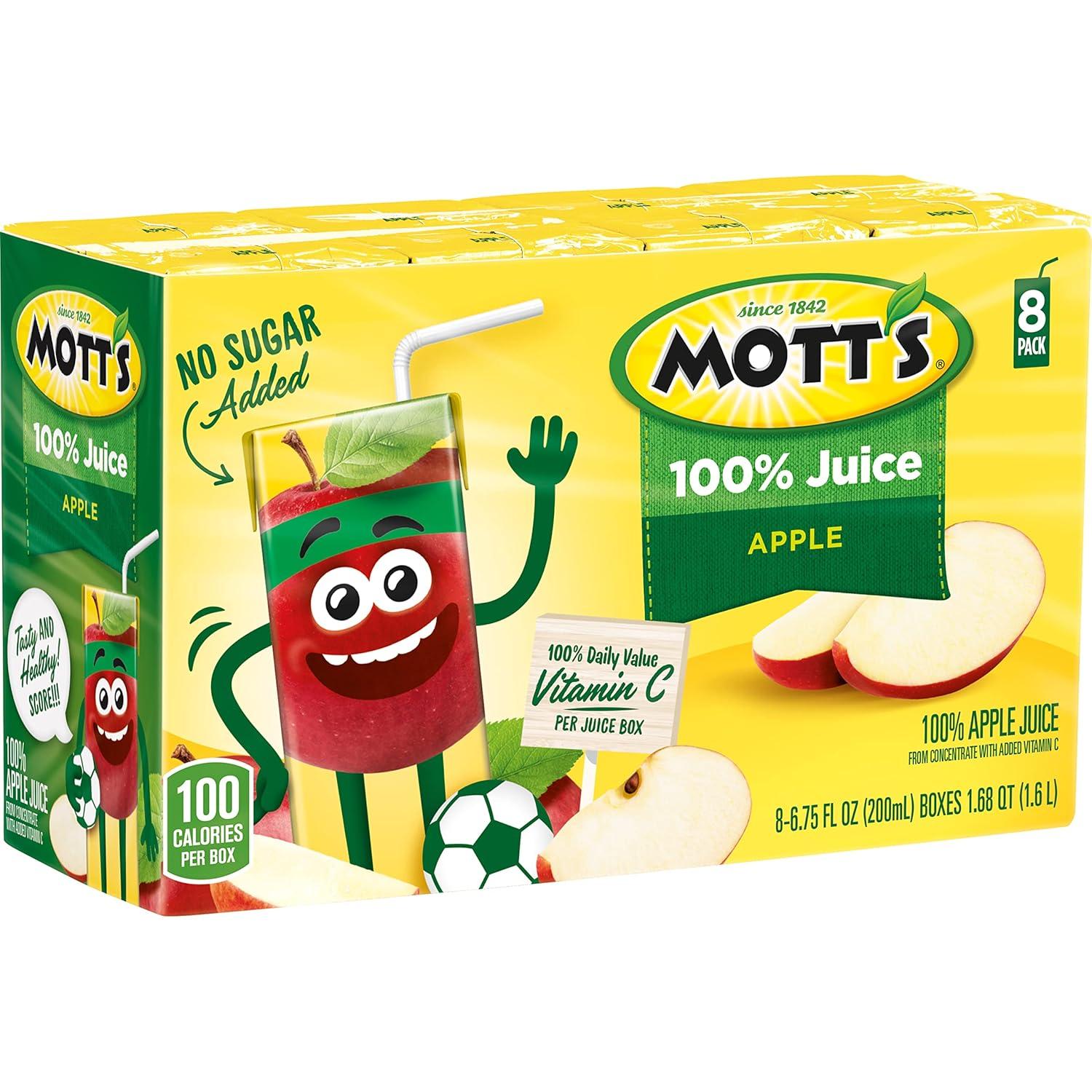 image:imageMotts 100 Percent Fruit Punch Juice 675 fl oz boxes 32 Count 4 Packs of 8Apple