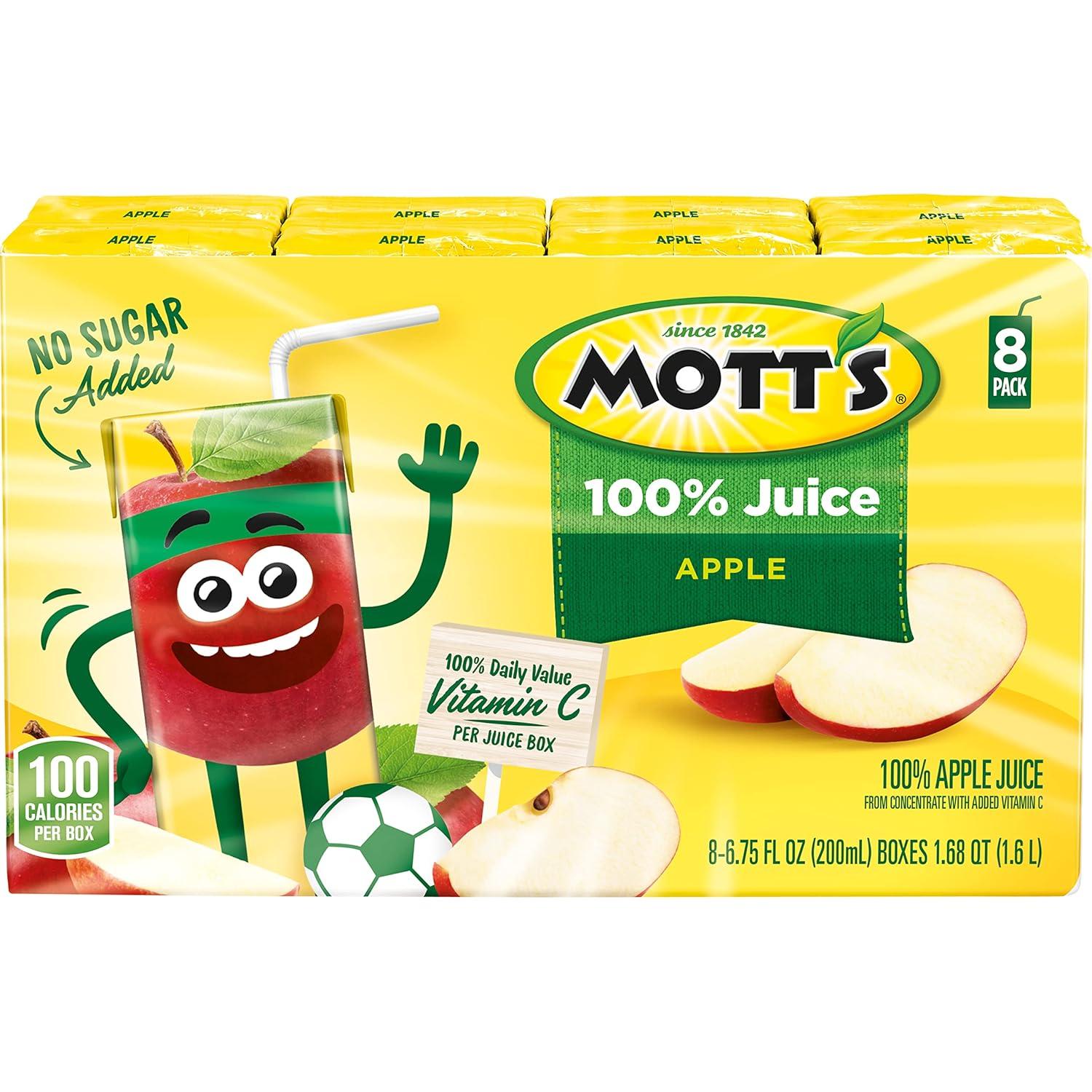 image:imageMotts 100 Percent Fruit Punch Juice 675 fl oz boxes 32 Count 4 Packs of 8Apple