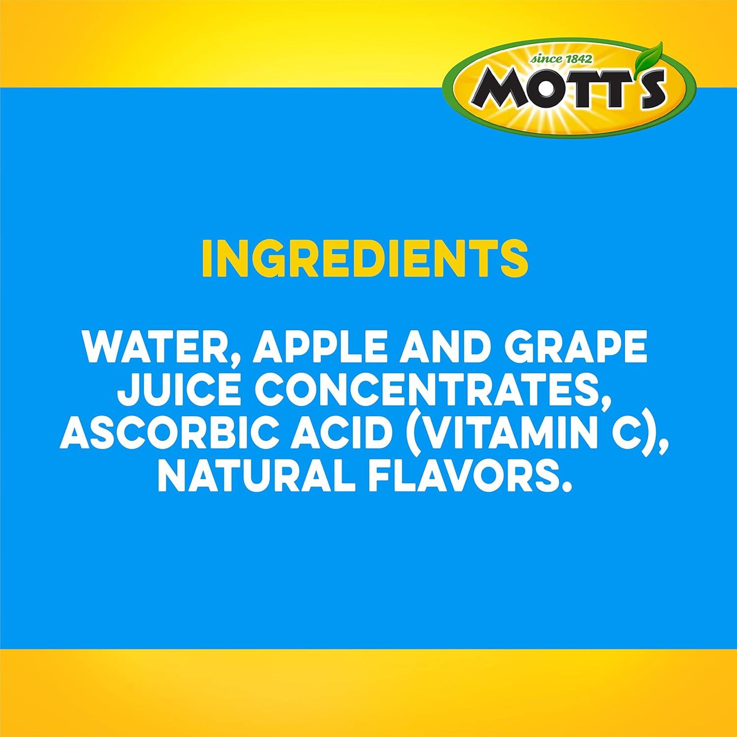 image:imageMotts 100 Percent Fruit Punch Juice 675 fl oz boxes 32 Count 4 Packs of 8Apple White Grape