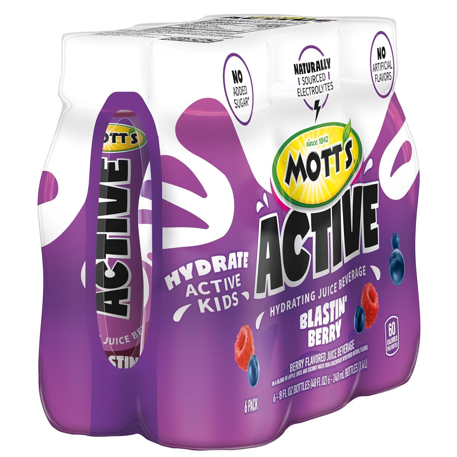 image:imageMotts Active Watermelon Burst Hydrating Juice Beverage 8 Fl Oz Bottles 24 Count 4 Packs Of 6 Made With Naturally Sourced Electrolytes amp Coconut Water Gluten amp Caffeinefree KosherBlastin Berry