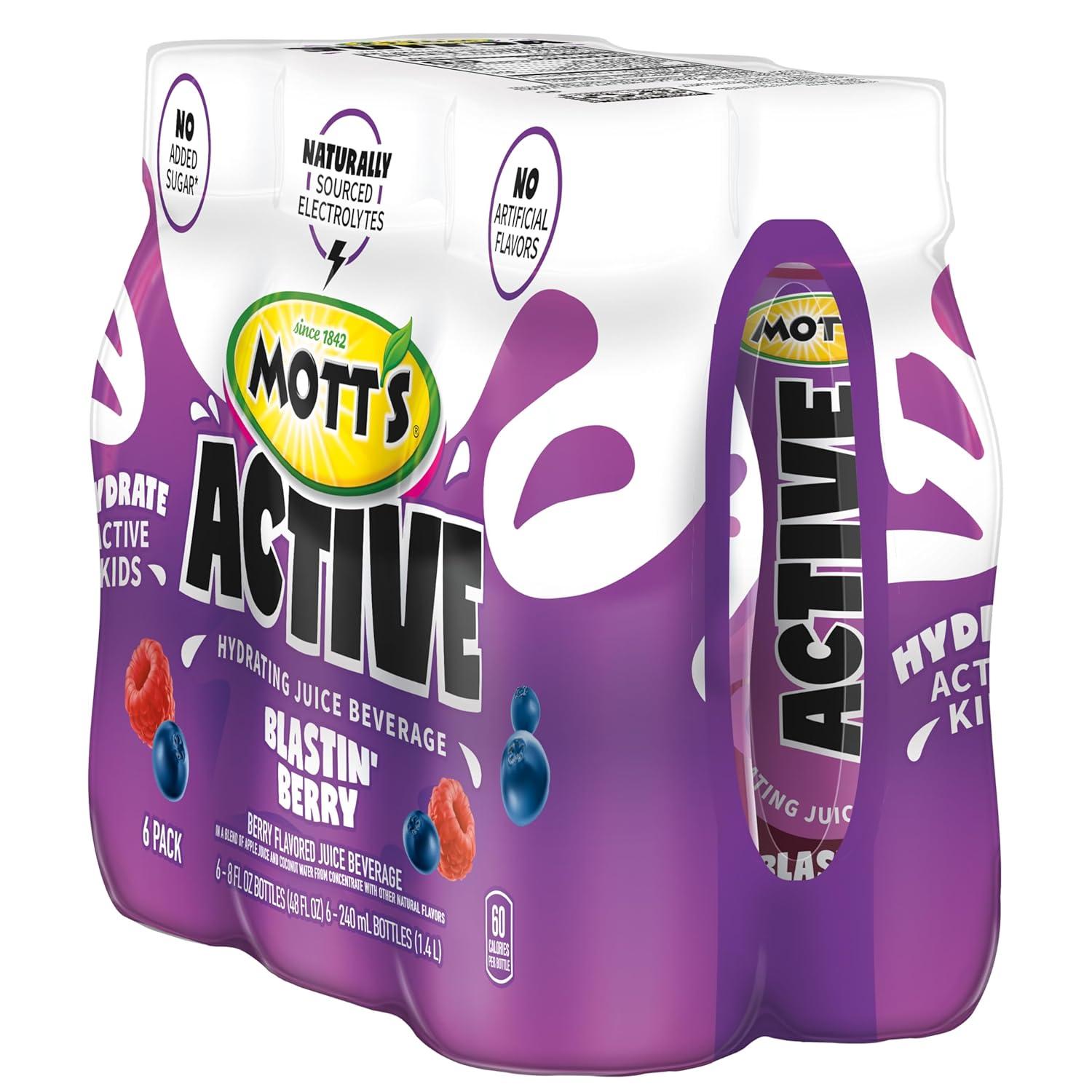 image:imageMotts Active Watermelon Burst Hydrating Juice Beverage 8 Fl Oz Bottles 24 Count 4 Packs Of 6 Made With Naturally Sourced Electrolytes amp Coconut Water Gluten amp Caffeinefree KosherBlastin Berry