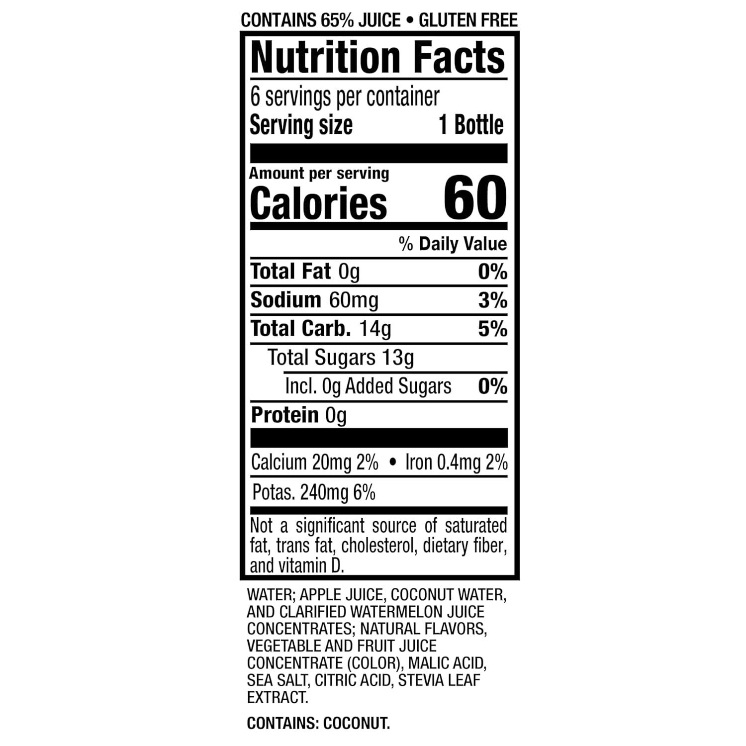 image:imageMotts Active Watermelon Burst Hydrating Juice Beverage 8 Fl Oz Bottles 24 Count 4 Packs Of 6 Made With Naturally Sourced Electrolytes amp Coconut Water Gluten amp Caffeinefree KosherWatermelon Burst