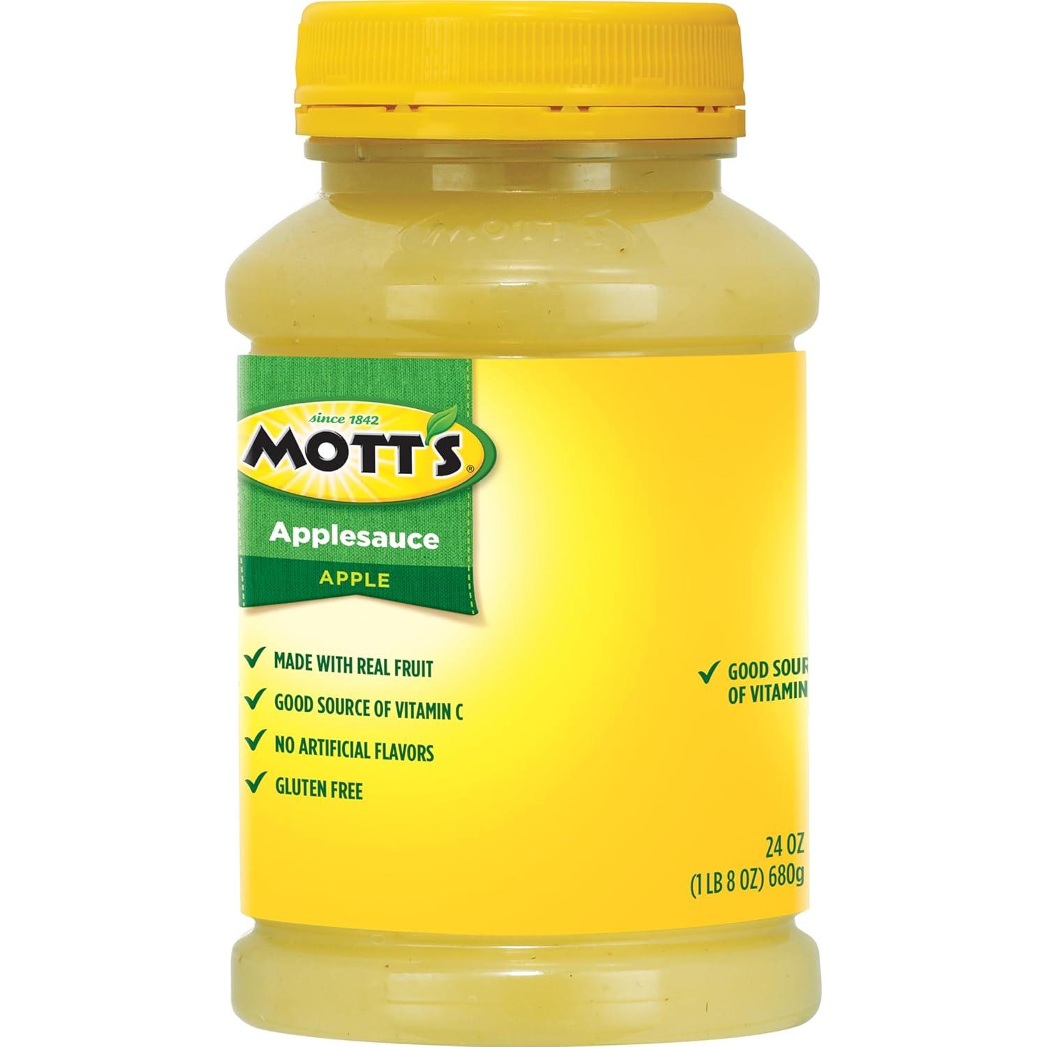 image:imageMotts Applesauce 24 Oz Jar Pack Of 12 No Artificial Flavors Good Source Of Vitamin C Nutritious Option For The Whole FamilyApple