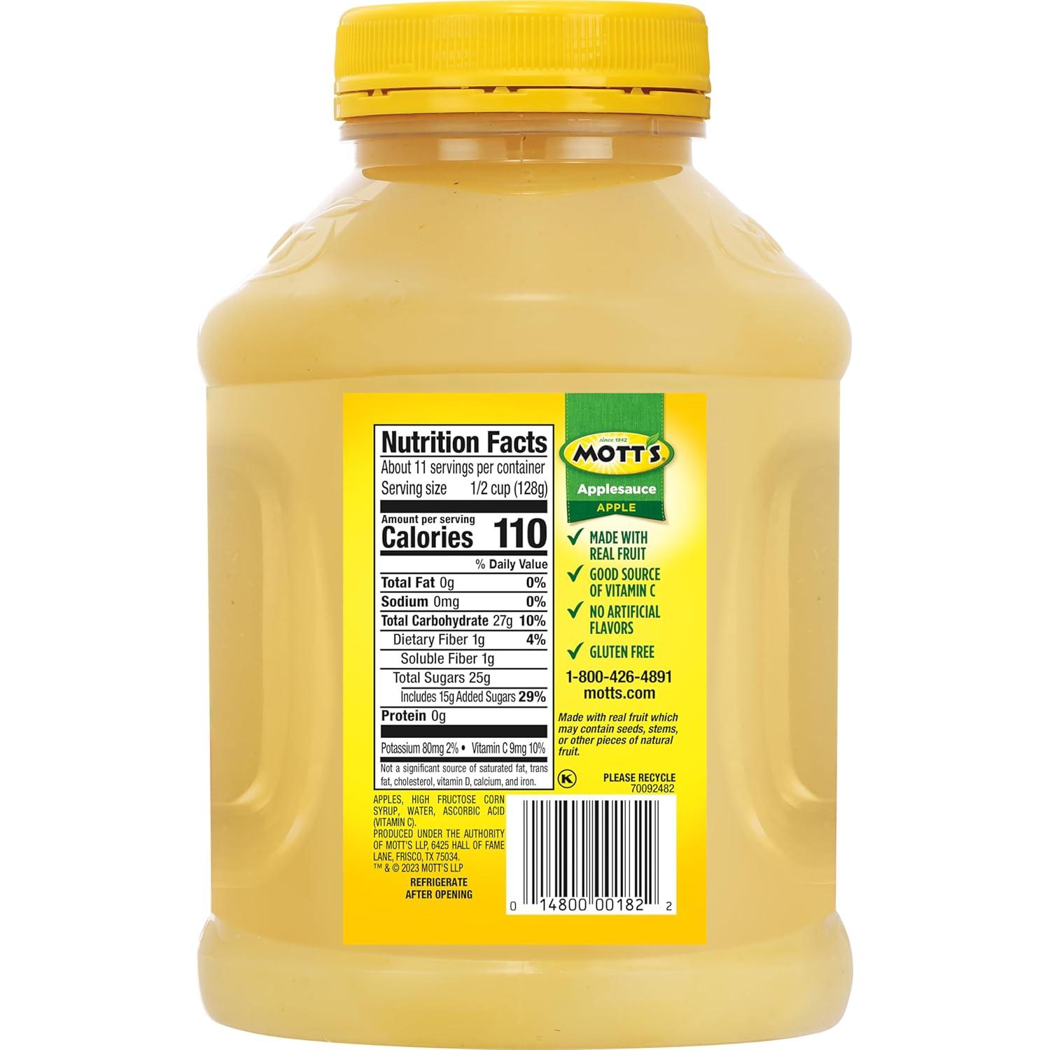 image:imageMotts Applesauce 24 Oz Jar Pack Of 12 No Artificial Flavors Good Source Of Vitamin C Nutritious Option For The Whole FamilyApple