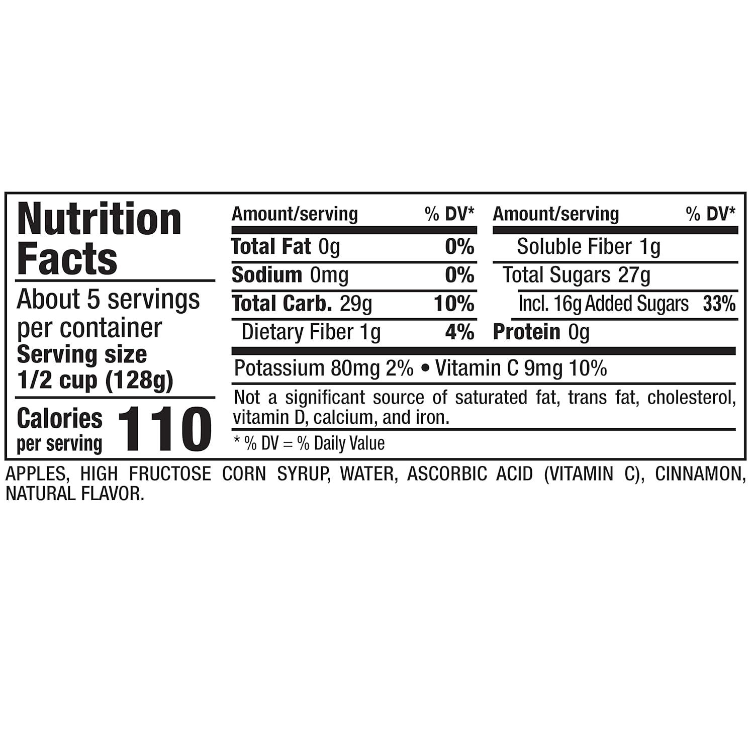 image:imageMotts Applesauce 24 Oz Jar Pack Of 12 No Artificial Flavors Good Source Of Vitamin C Nutritious Option For The Whole FamilyCinnamon
