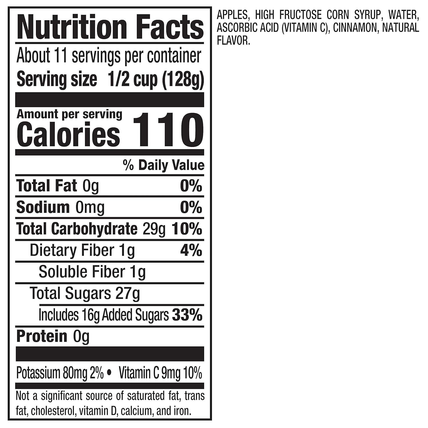 image:imageMotts Applesauce 24 Oz Jar Pack Of 12 No Artificial Flavors Good Source Of Vitamin C Nutritious Option For The Whole FamilyCinnamon