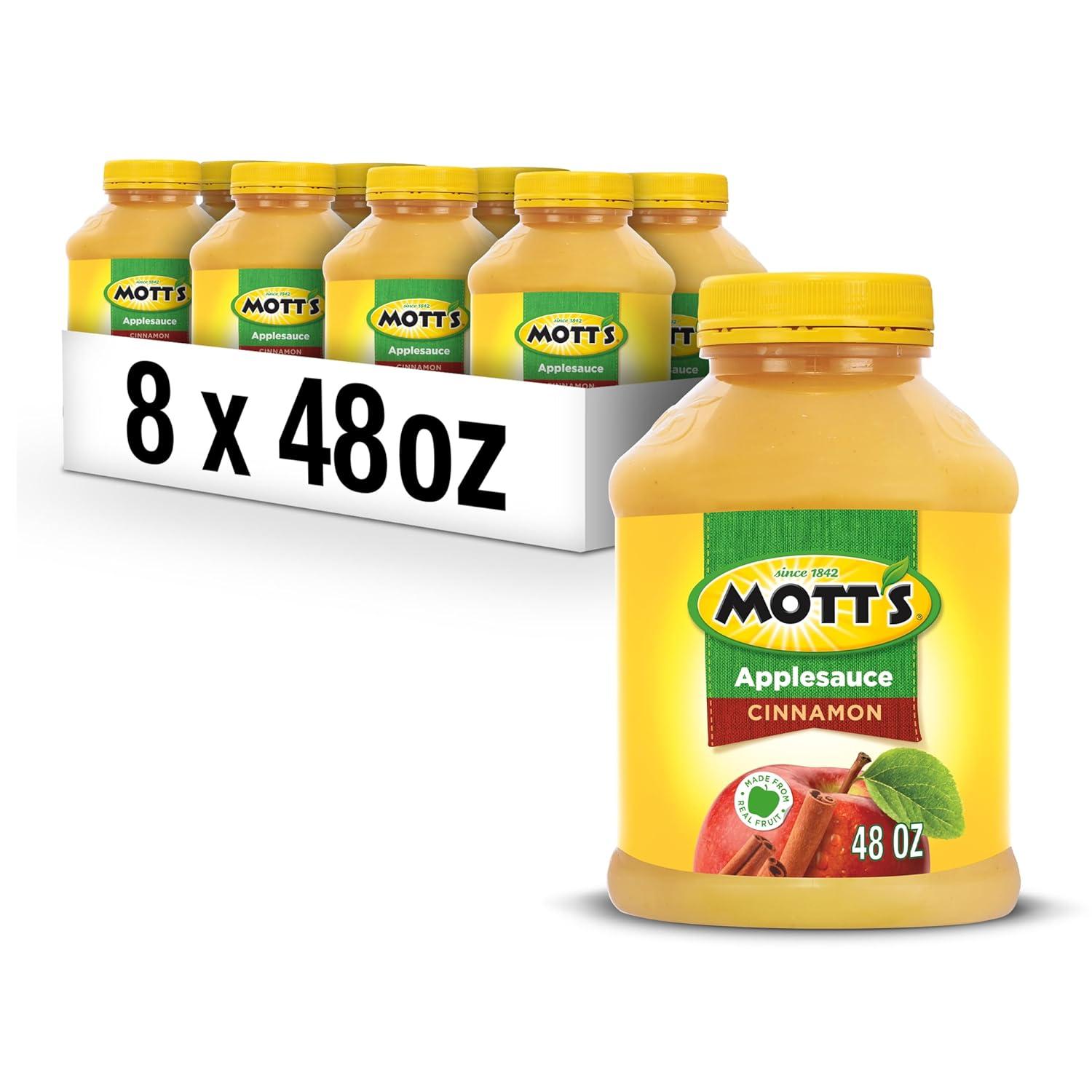 image:imageMotts Applesauce 24 Oz Jar Pack Of 12 No Artificial Flavors Good Source Of Vitamin C Nutritious Option For The Whole FamilyCinnamon