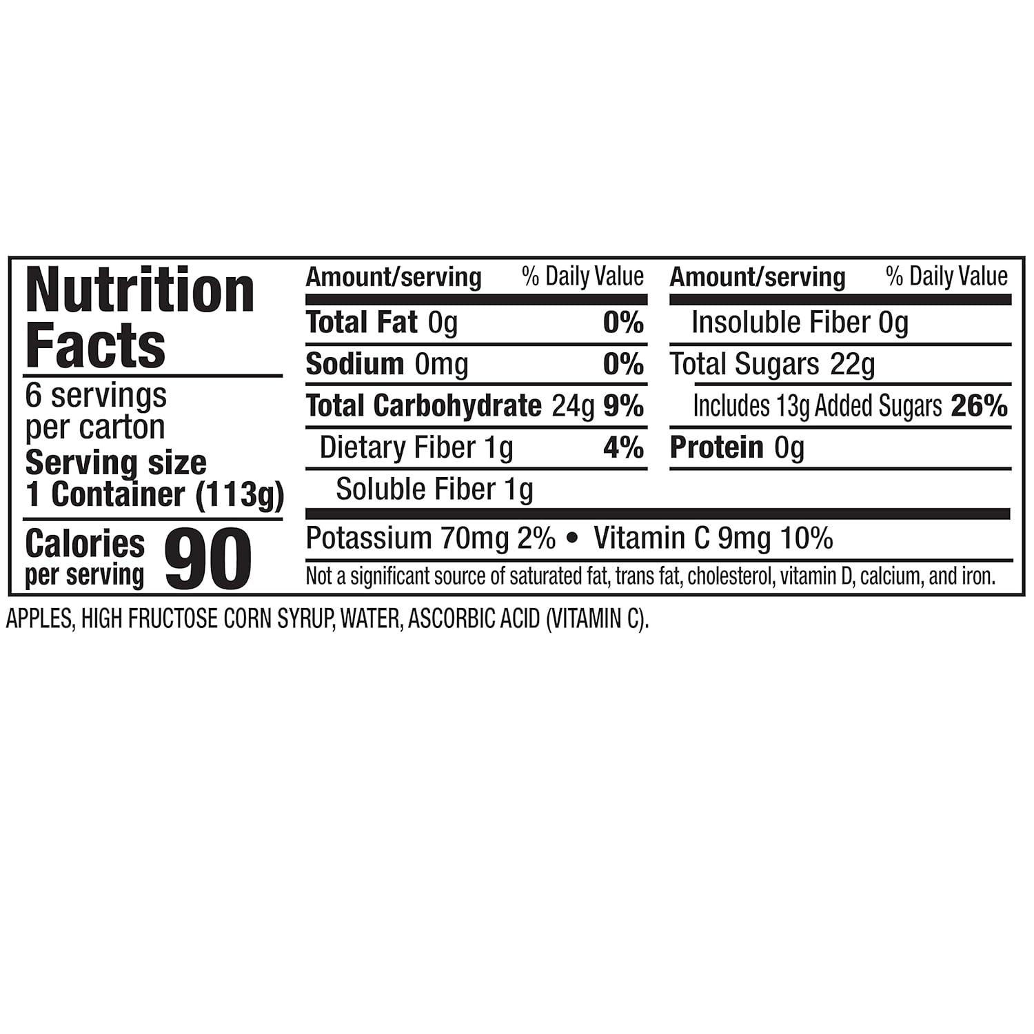 image:imageMotts Applesauce 4 Oz Cups 36 Count No Artificial Flavors Good Source of Vitamin C Nutritious Option for The Whole FamilyApple