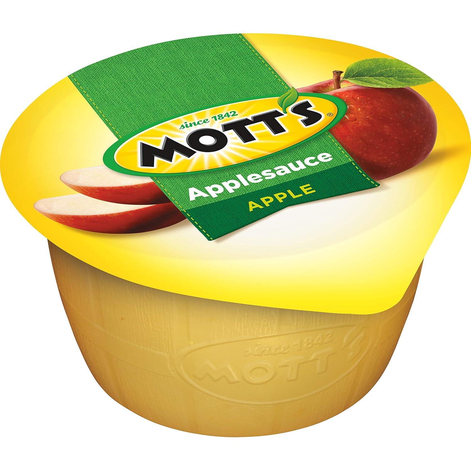 image:imageMotts Applesauce 4 Oz Cups 36 Count No Artificial Flavors Good Source of Vitamin C Nutritious Option for The Whole FamilyApple