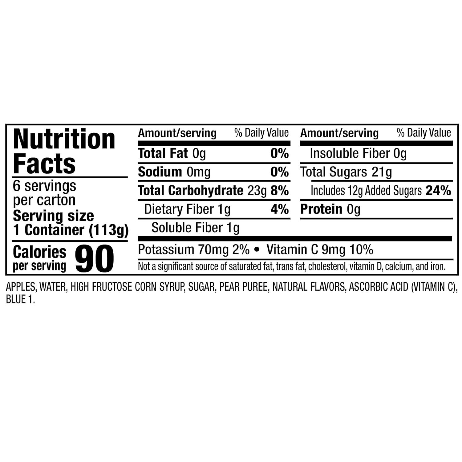 image:imageMotts Applesauce 4 Oz Cups 36 Count No Artificial Flavors Good Source of Vitamin C Nutritious Option for The Whole FamilyPear