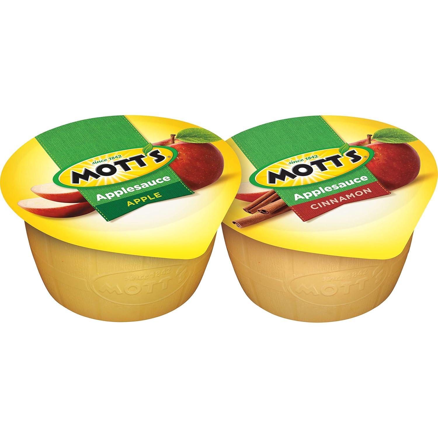 image:imageMotts Applesauce 4 Oz Cups 36 Count No Artificial Flavors Good Source of Vitamin C Nutritious Option for The Whole FamilyVariety Pack