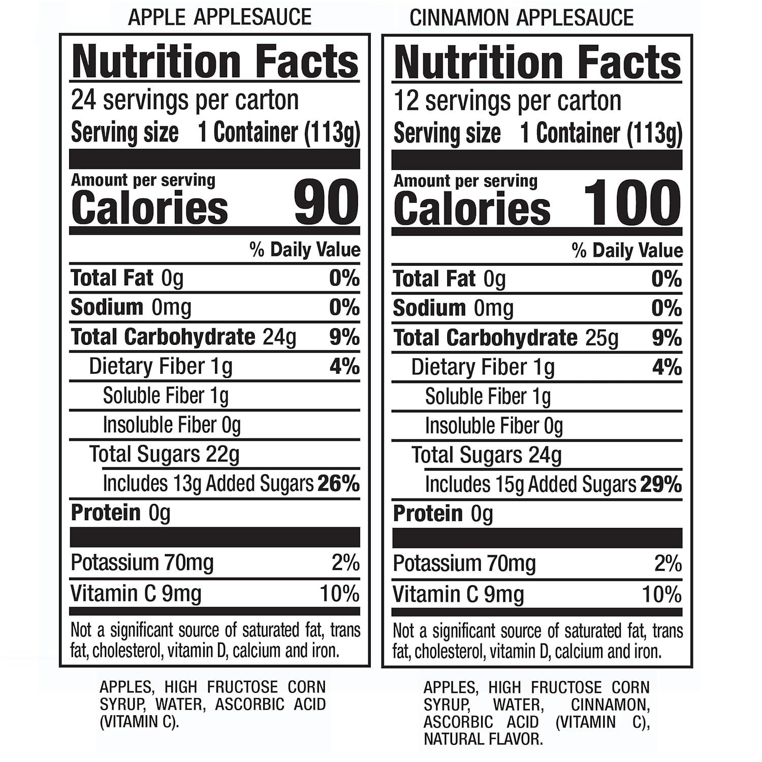 image:imageMotts Applesauce 4 Oz Cups 36 Count No Artificial Flavors Good Source of Vitamin C Nutritious Option for The Whole FamilyVariety Pack