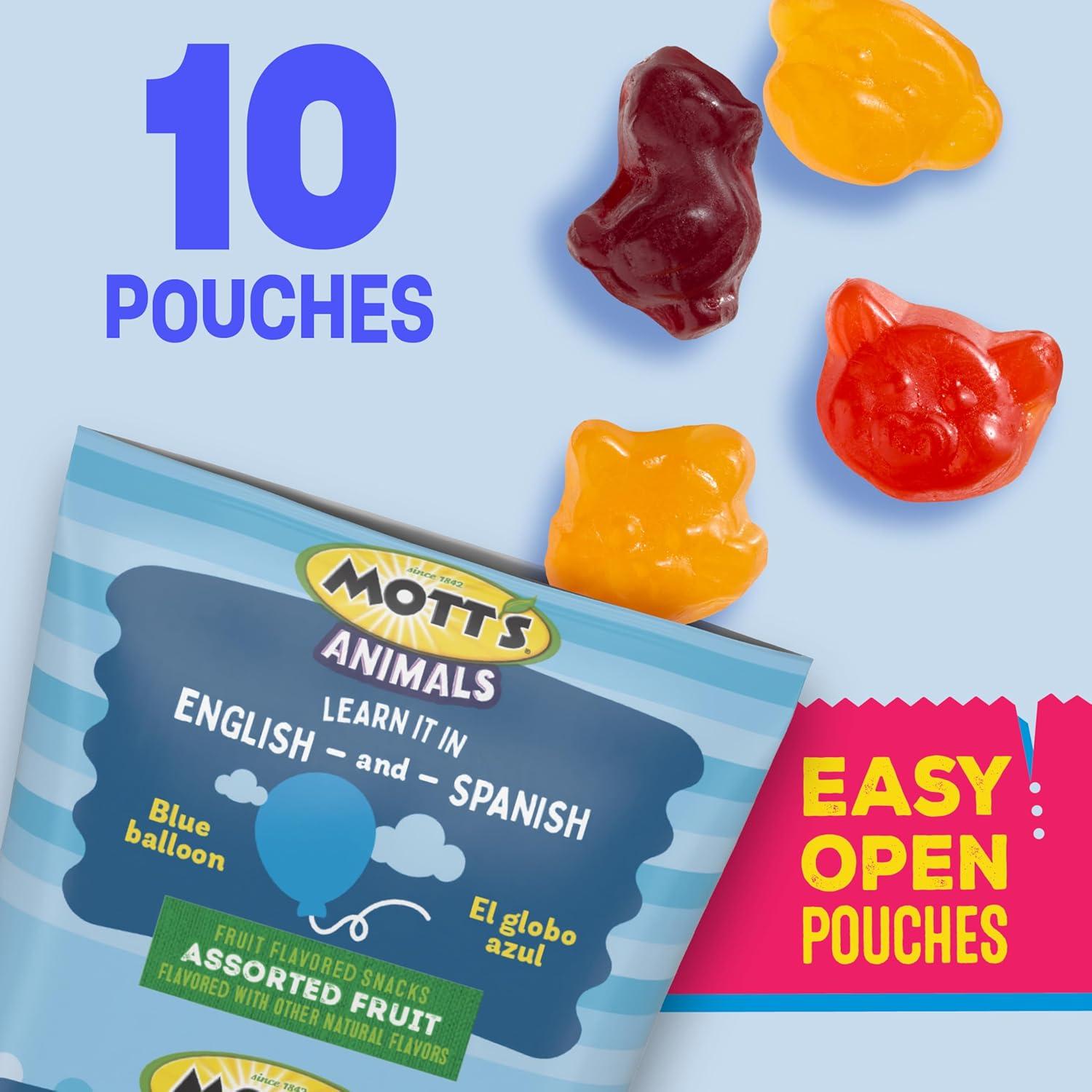 image:imageMotts Fruit Flavored Snacks Animals Assorted Fruit Gluten Free Snack Family Pack 40 Ct 32 ozAssorted Fruit