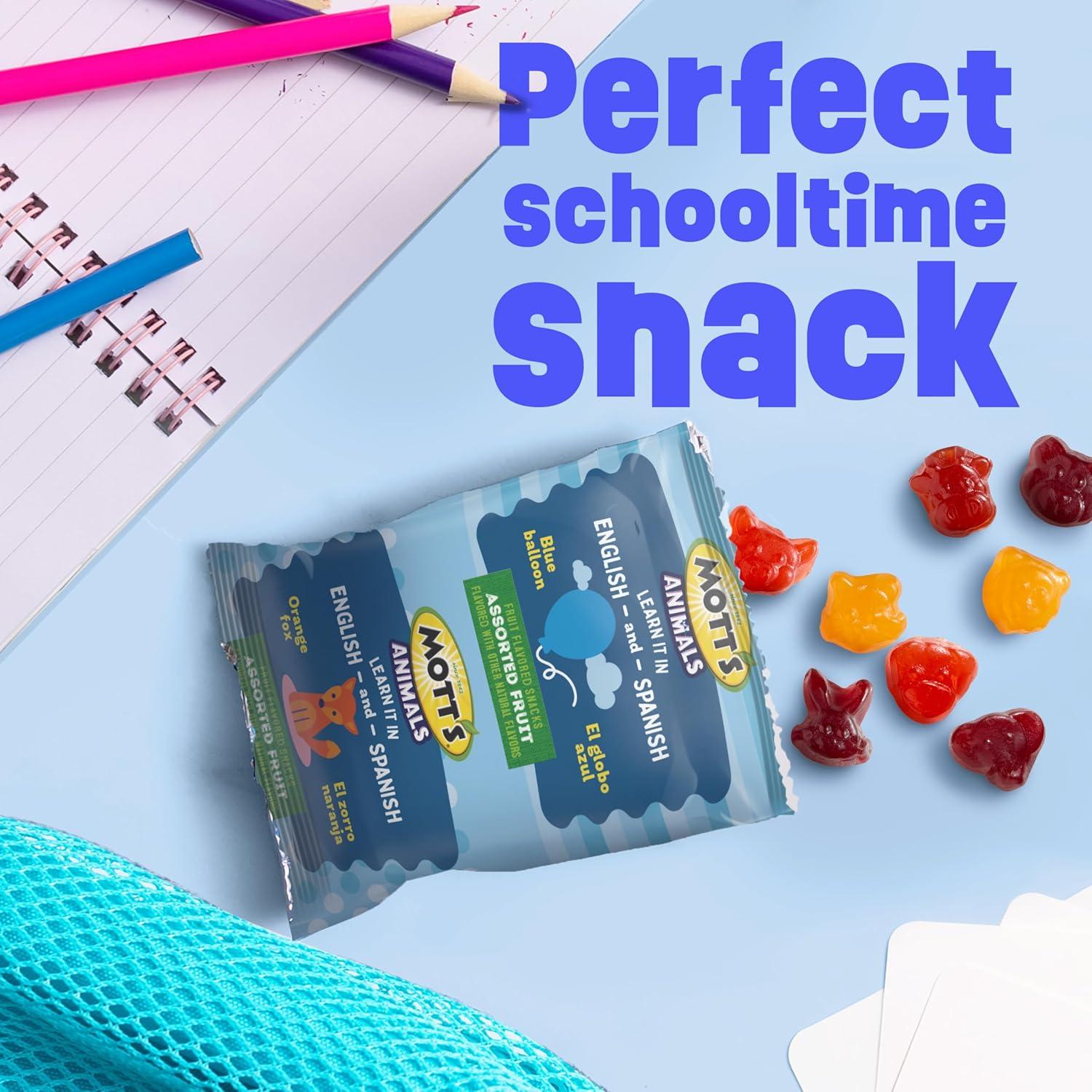image:imageMotts Fruit Flavored Snacks Animals Assorted Fruit Gluten Free Snack Family Pack 40 Ct 32 ozAssorted Fruit