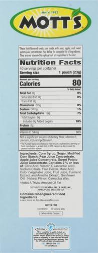 image:imageMotts Fruit Flavored Snacks Animals Assorted Fruit Gluten Free Snack Family Pack 40 Ct 32 ozAssorted Fruit