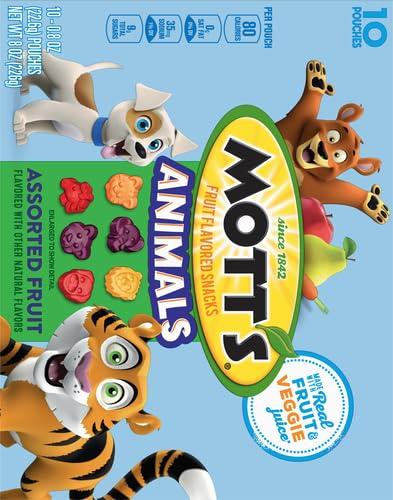 image:imageMotts Fruit Flavored Snacks Animals Assorted Fruit Gluten Free Snack Family Pack 40 Ct 32 ozAssorted Fruit