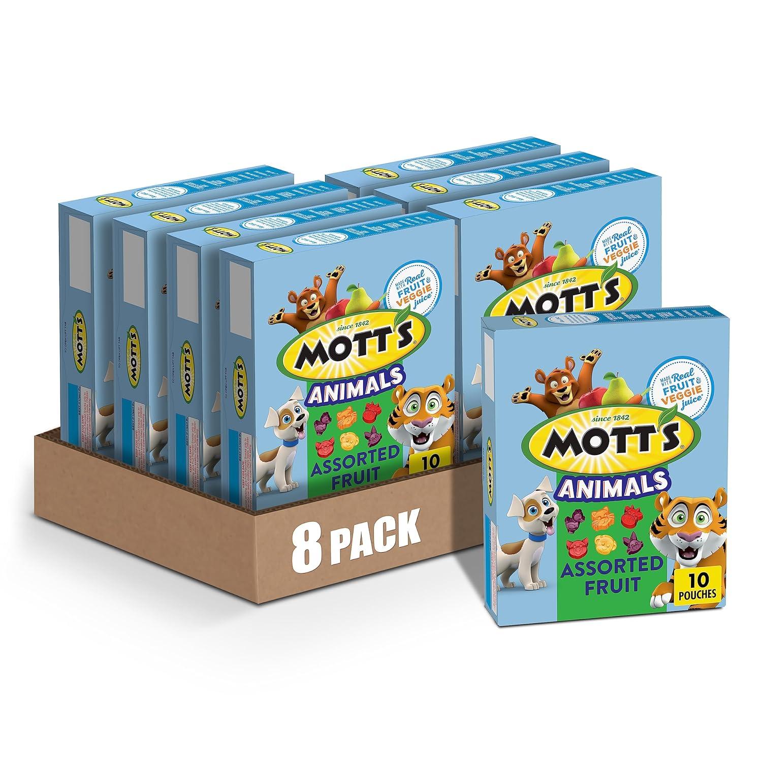 image:imageMotts Fruit Flavored Snacks Animals Assorted Fruit Gluten Free Snack Family Pack 40 Ct 32 ozAssorted Fruit