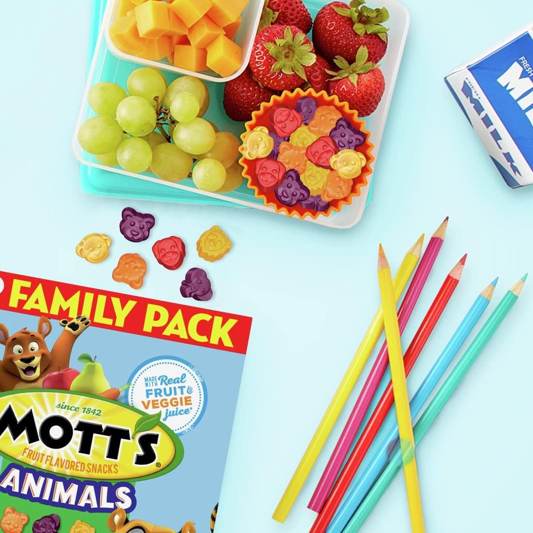 image:imageMotts Fruit Flavored Snacks Animals Assorted Fruit Gluten Free Snack Family Pack 40 Ct 32 ozAssorted Fruit