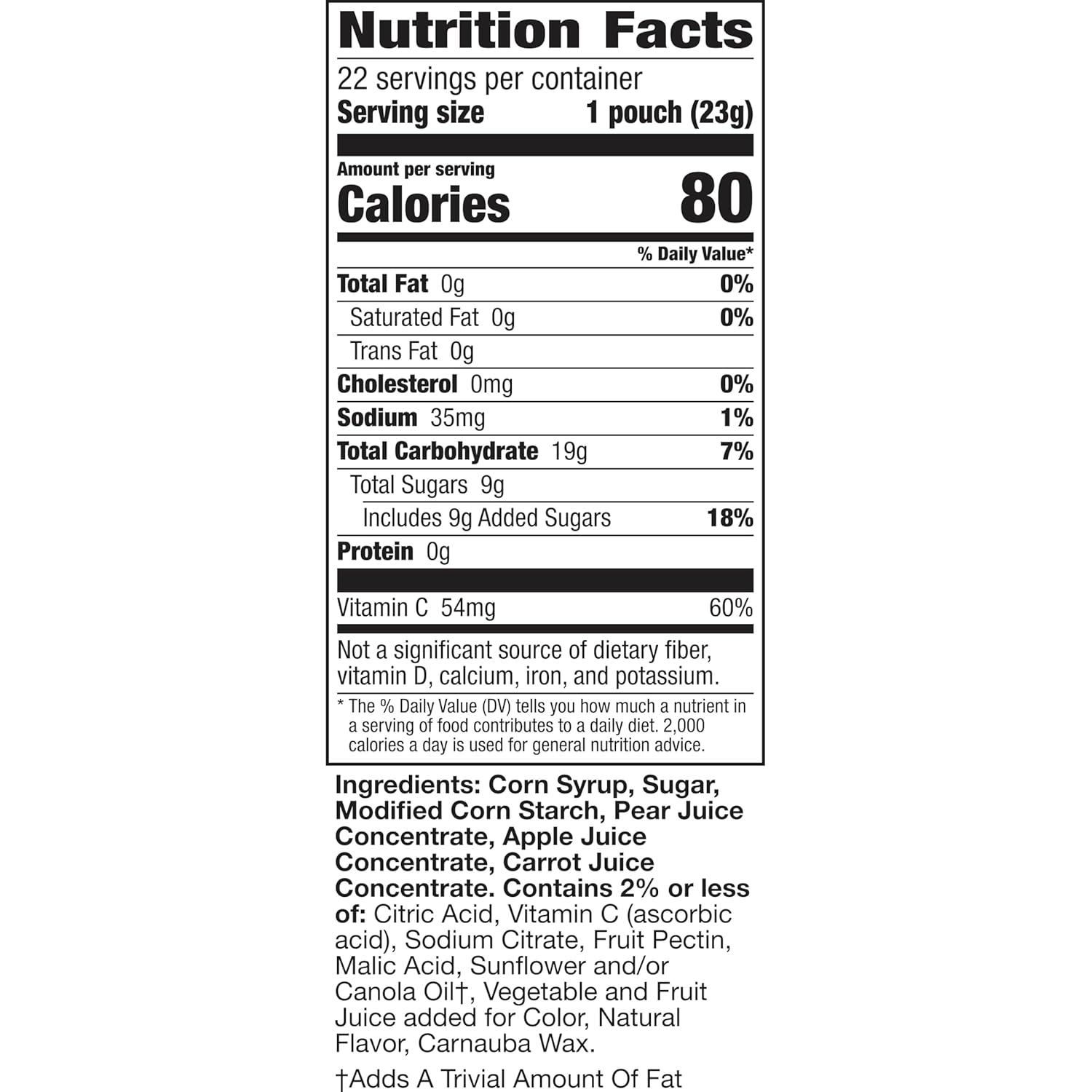 image:imageMotts Fruit Flavored Snacks Apple Orchard Gluten Free Snack Family Pack 40 Ct 32 oz22 Count Pack of 1