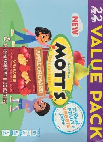 image:imageMotts Fruit Flavored Snacks Apple Orchard Gluten Free Snack Family Pack 40 Ct 32 oz22 Count Pack of 6