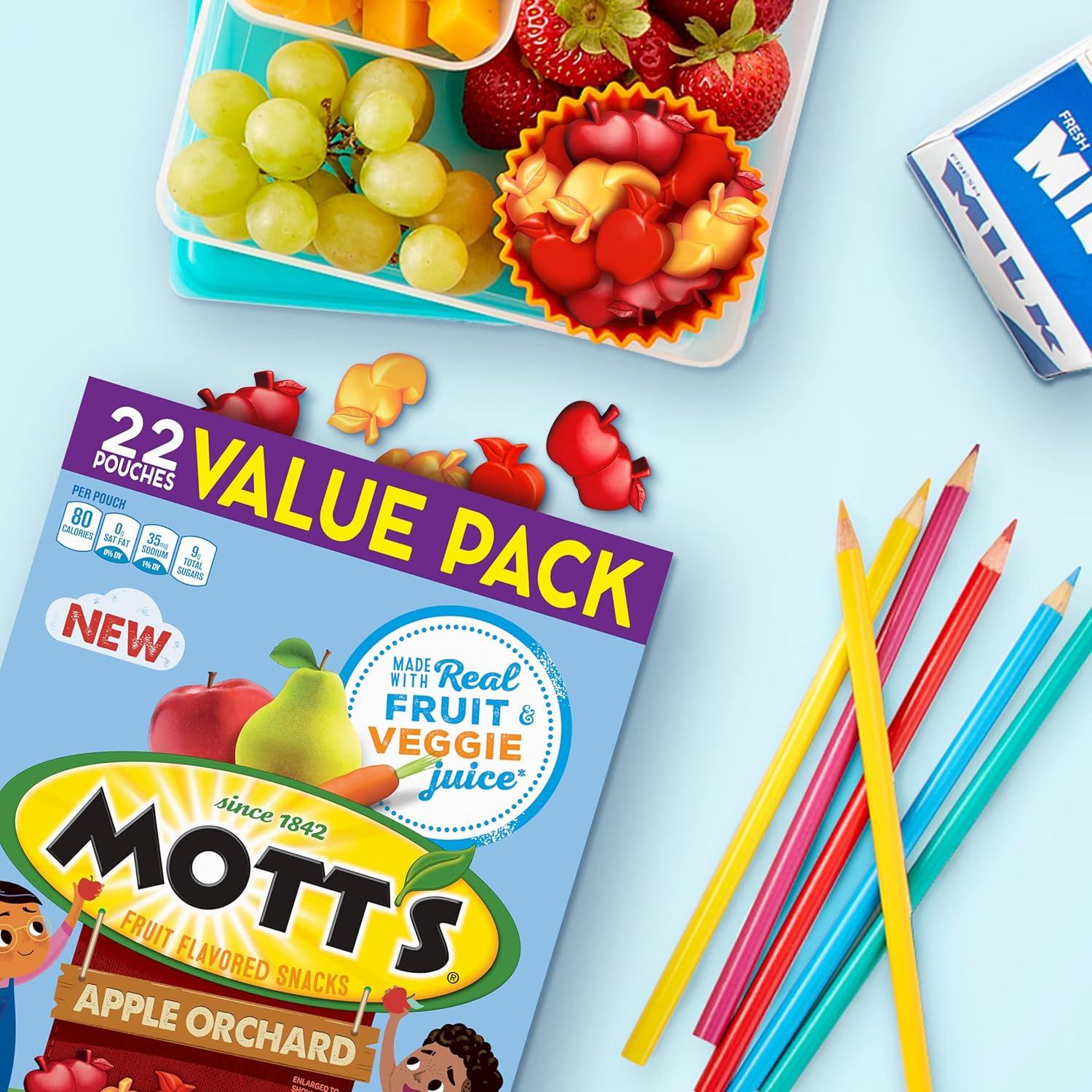 image:imageMotts Fruit Flavored Snacks Apple Orchard Gluten Free Snack Family Pack 40 Ct 32 oz40 Count Pack of 2