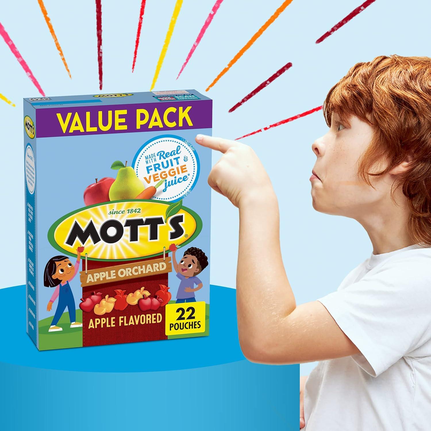 image:imageMotts Fruit Flavored Snacks Apple Orchard Gluten Free Snack Family Pack 40 Ct 32 oz40 Count Pack of 2