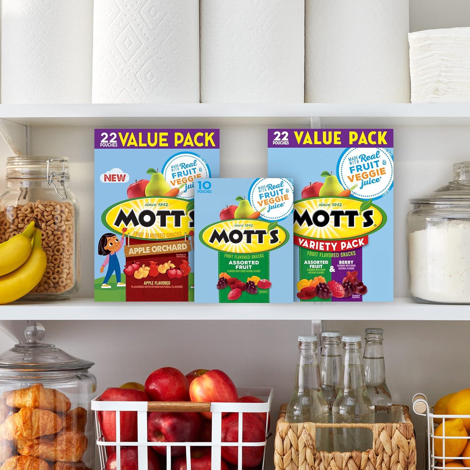 image:imageMotts Fruit Flavored Snacks Apple Orchard Gluten Free Snack Family Pack 40 Ct 32 oz40 Count Pack of 2