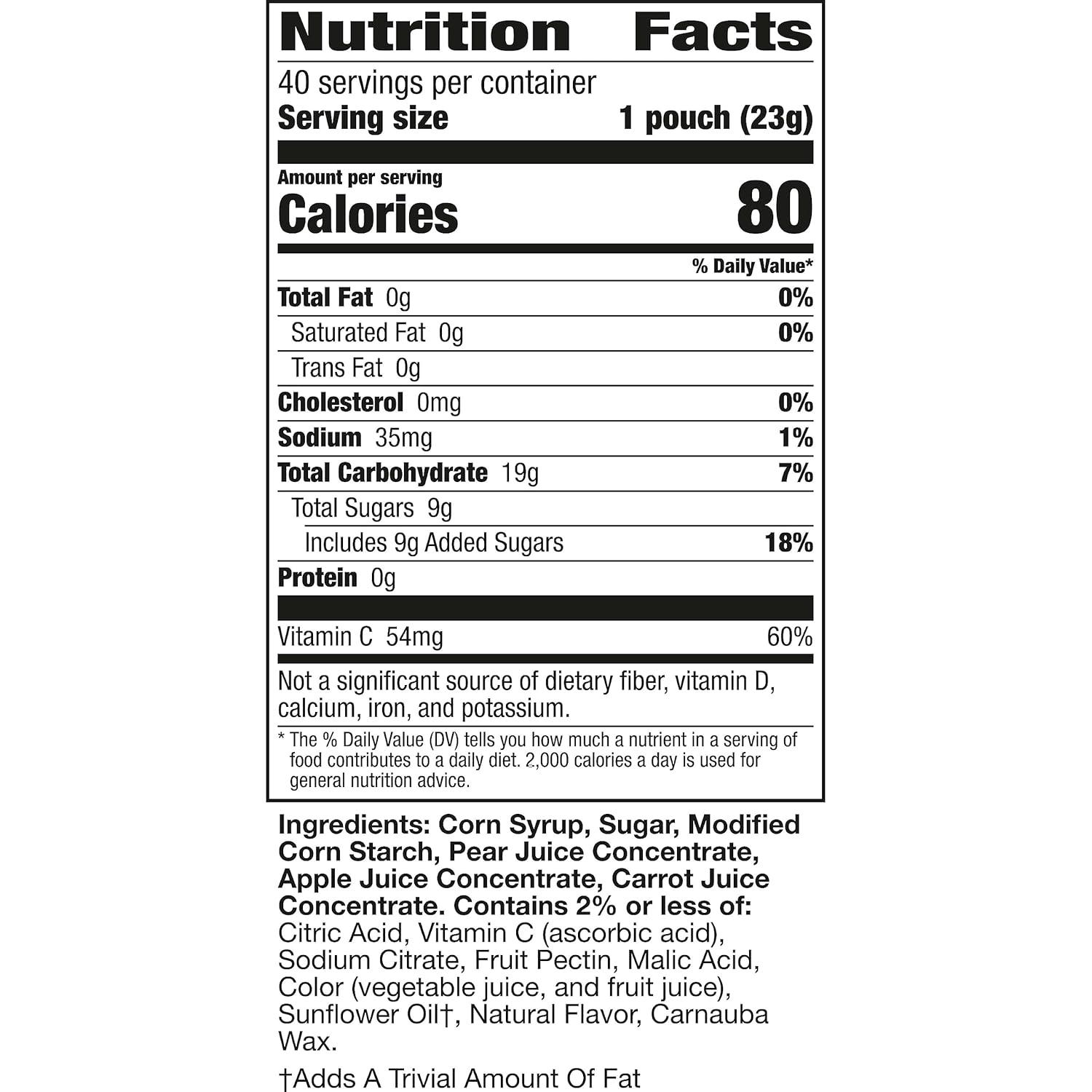 image:imageMotts Fruit Flavored Snacks Apple Orchard Gluten Free Snack Family Pack 40 Ct 32 oz40 Count Pack of 2