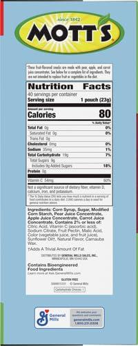 image:imageMotts Fruit Flavored Snacks Apple Orchard Gluten Free Snack Family Pack 40 Ct 32 oz40 Count Pack of 5