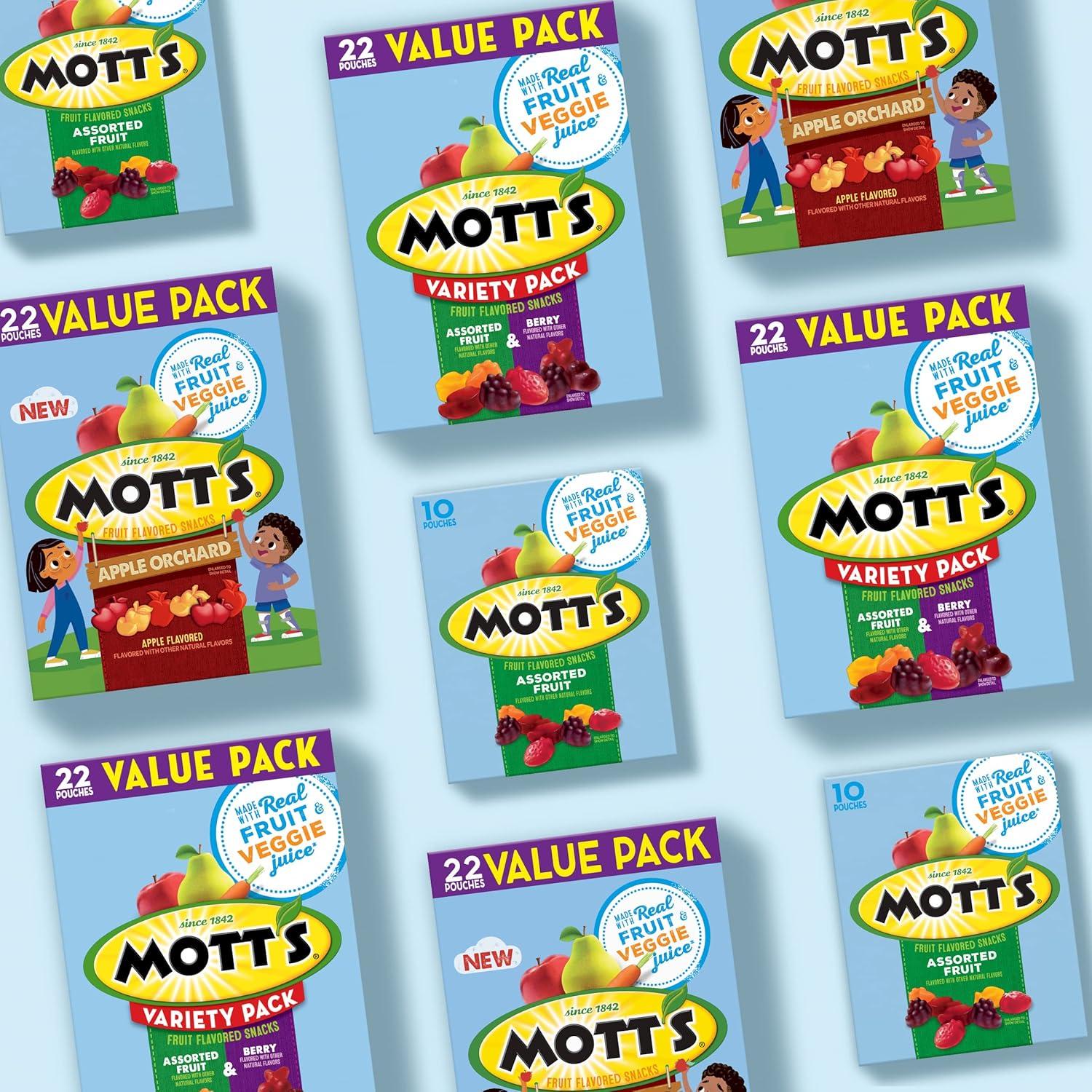 image:imageMotts Fruit Flavored Snacks Apple Orchard Gluten Free Snack Family Pack 40 Ct 32 oz40 Count Pack of 5