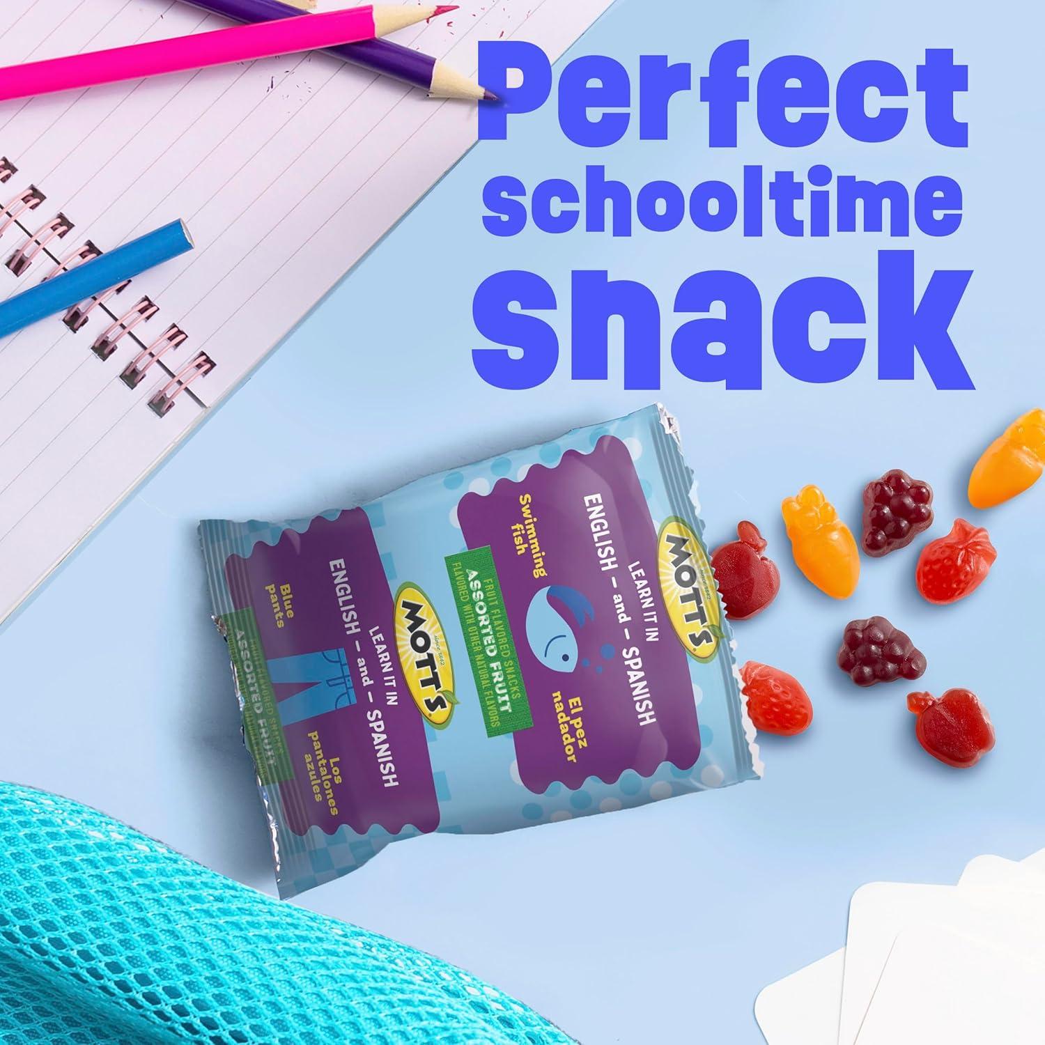 image:imageMotts Fruit Flavored Snacks Assorted Fruit Gluten Free Snack Value Pack 22 Pouches 176 oz Pack of 6Assorted Fruit