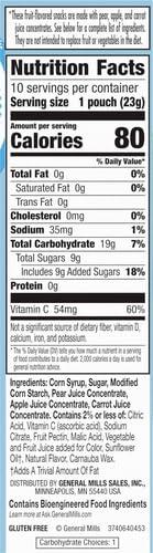 image:imageMotts Fruit Flavored Snacks Assorted Fruit Gluten Free Snack Value Pack 22 Pouches 176 oz Pack of 6Assorted Fruit