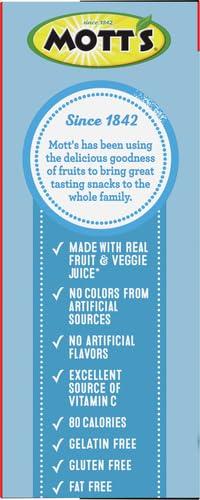 image:imageMotts Fruit Flavored Snacks Assorted Fruit Gluten Free Snack Value Pack 22 Pouches 176 oz Pack of 6Assorted Fruit