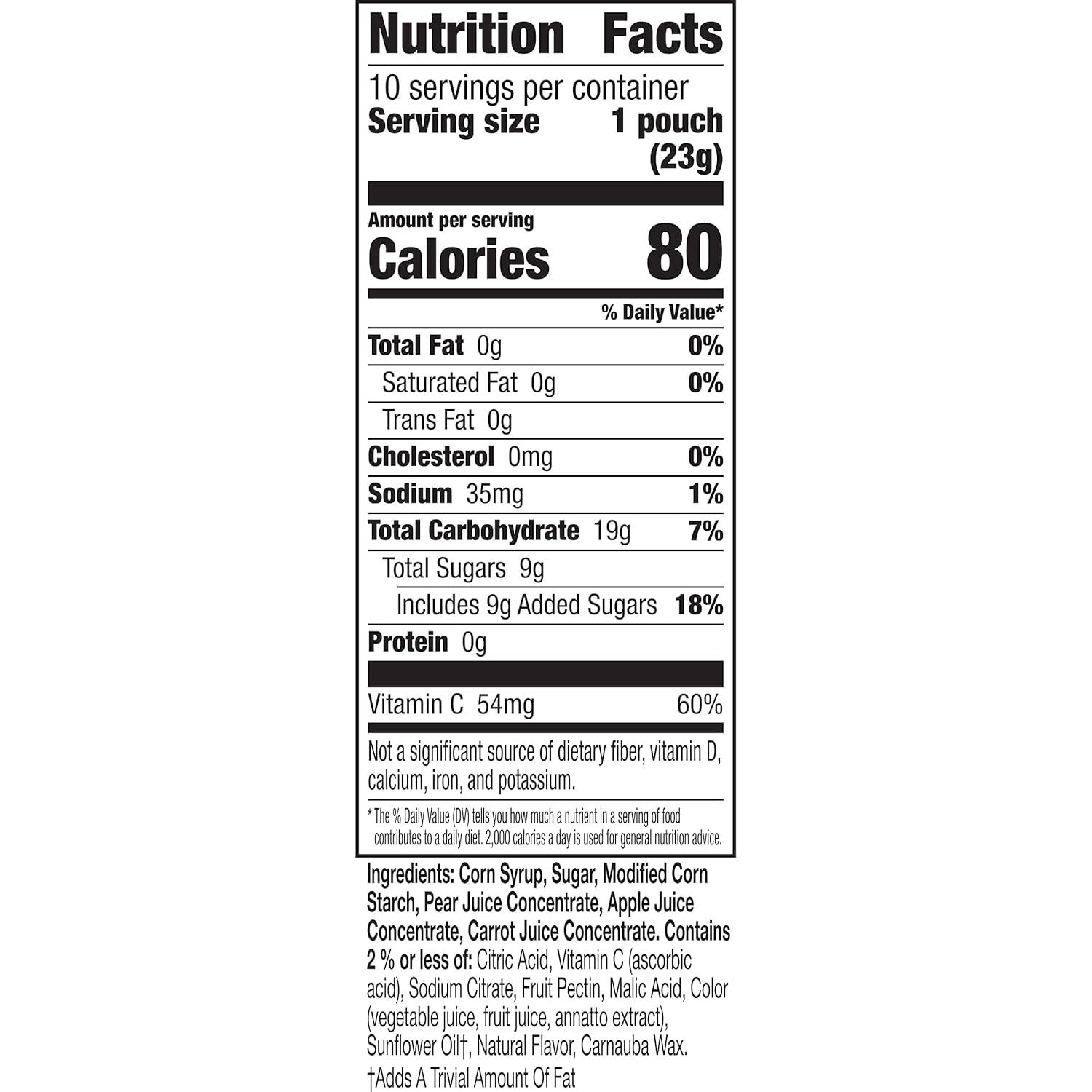 image:imageMotts Fruit Flavored Snacks Assorted Fruit Gluten Free Snack Value Pack 22 Pouches 176 oz Pack of 6Assorted Fruit
