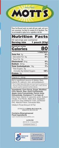 image:imageMotts Fruit Flavored Snacks Berry Gluten Free Snack Family Pack 40 Ct 32 ozBerry