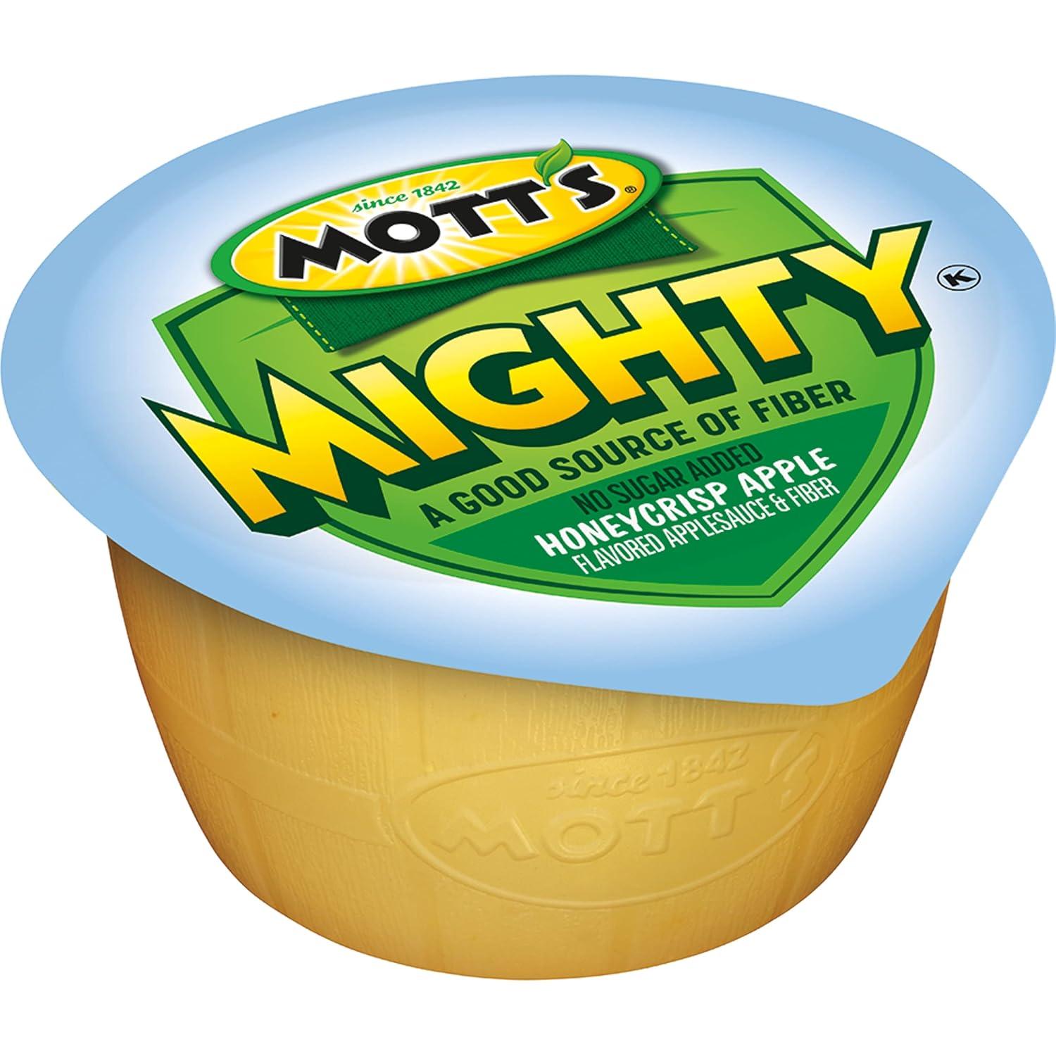 image:imageMotts Mighty Strawberry Peach Applesauce 39 Oz Cups 72 Count 12 Packs Of 6 No Sugar Added Good Source Of Fiber Supports A Healthy Digestive System Glutenfree KosherHoneycrisp Apple