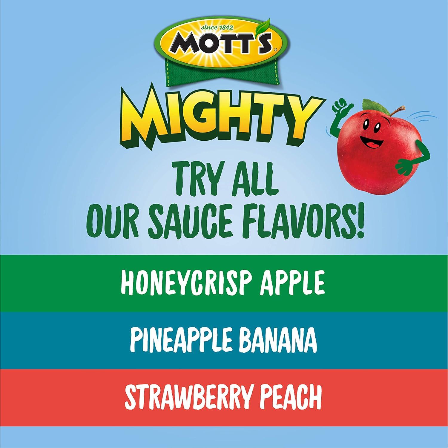 image:imageMotts Mighty Strawberry Peach Applesauce 39 Oz Cups 72 Count 12 Packs Of 6 No Sugar Added Good Source Of Fiber Supports A Healthy Digestive System Glutenfree KosherPineapple Banana