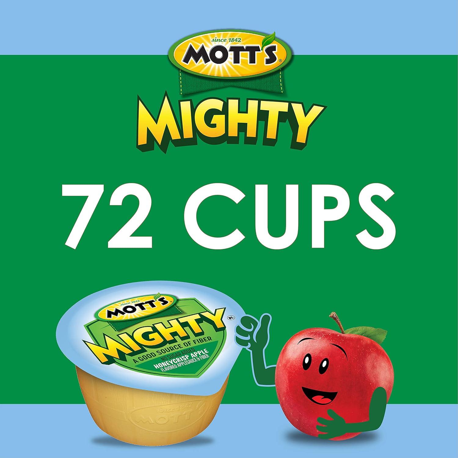 image:imageMotts Mighty Strawberry Peach Applesauce 39 Oz Cups 72 Count 12 Packs Of 6 No Sugar Added Good Source Of Fiber Supports A Healthy Digestive System Glutenfree KosherHoneycrisp Apple