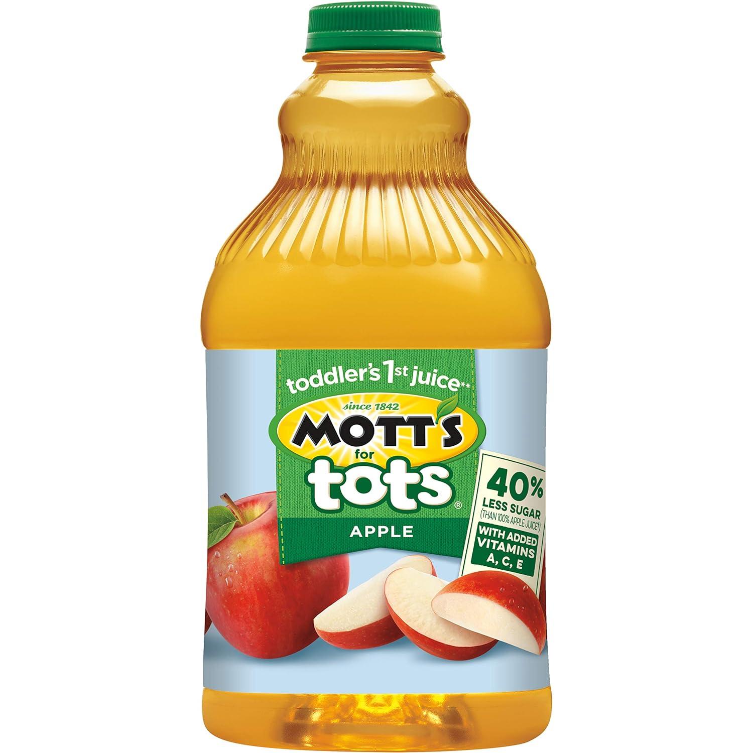 image:imageMotts Motts for Tots Fruit Punch Immunity Support 64Ounce Bottles Pack of 8Apple