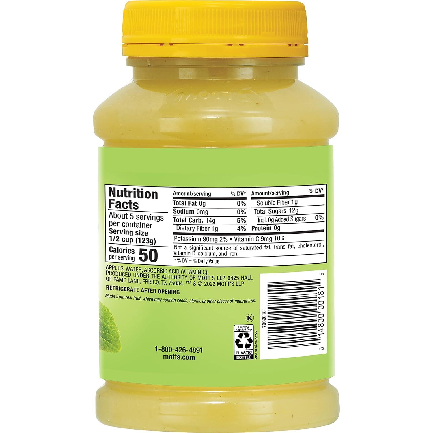 image:imageMotts No Sugar Added Applesauce 23 Oz Jar Pack Of 12 Good Source Of Vitamin C No Artificial FlavorsApple