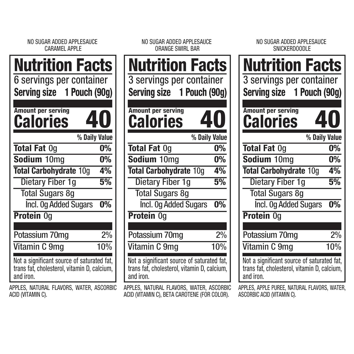 image:imageMotts No Sugar Added Applesauce 32 Oz Clear Pouches 48 Count 4 Packs Of 12 Good Source Of Vitamin C No Artificial FlavorsDessert Dreamland Variety