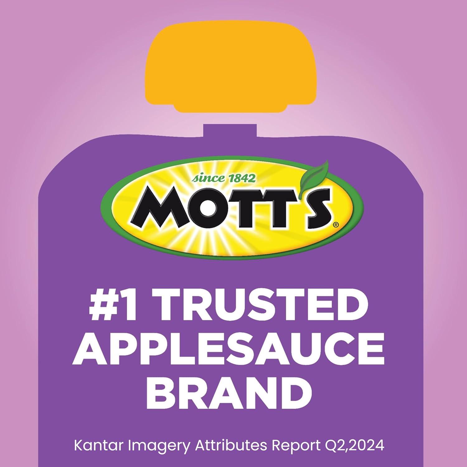 image:imageMotts No Sugar Added Applesauce 32 Oz Clear Pouches 48 Count 4 Packs Of 12 Good Source Of Vitamin C No Artificial FlavorsDessert Dreamland Variety
