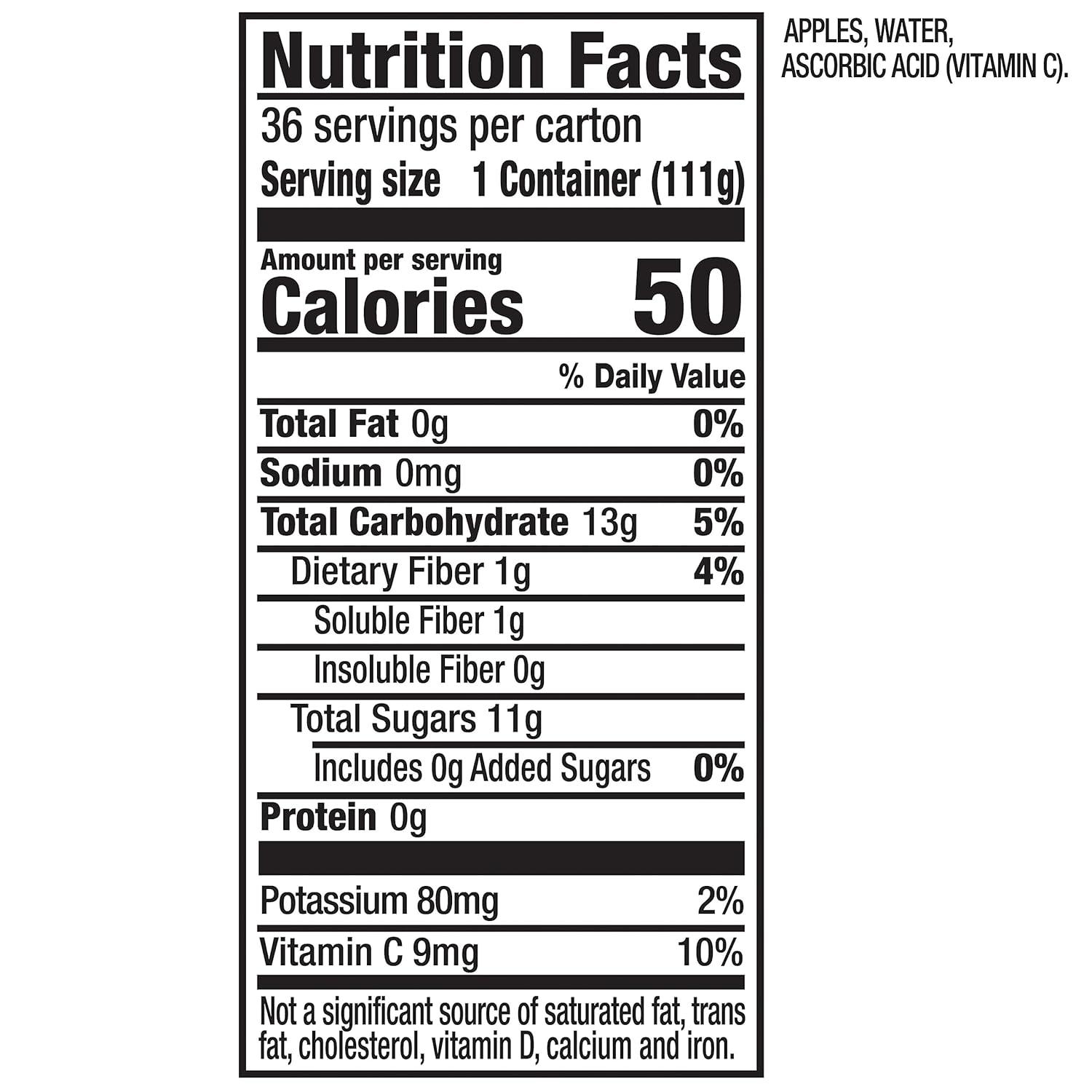 image:imageMotts No Sugar Added Cherry Applesauce 39 Ounce Cup 6 Count Pack of 12Apple