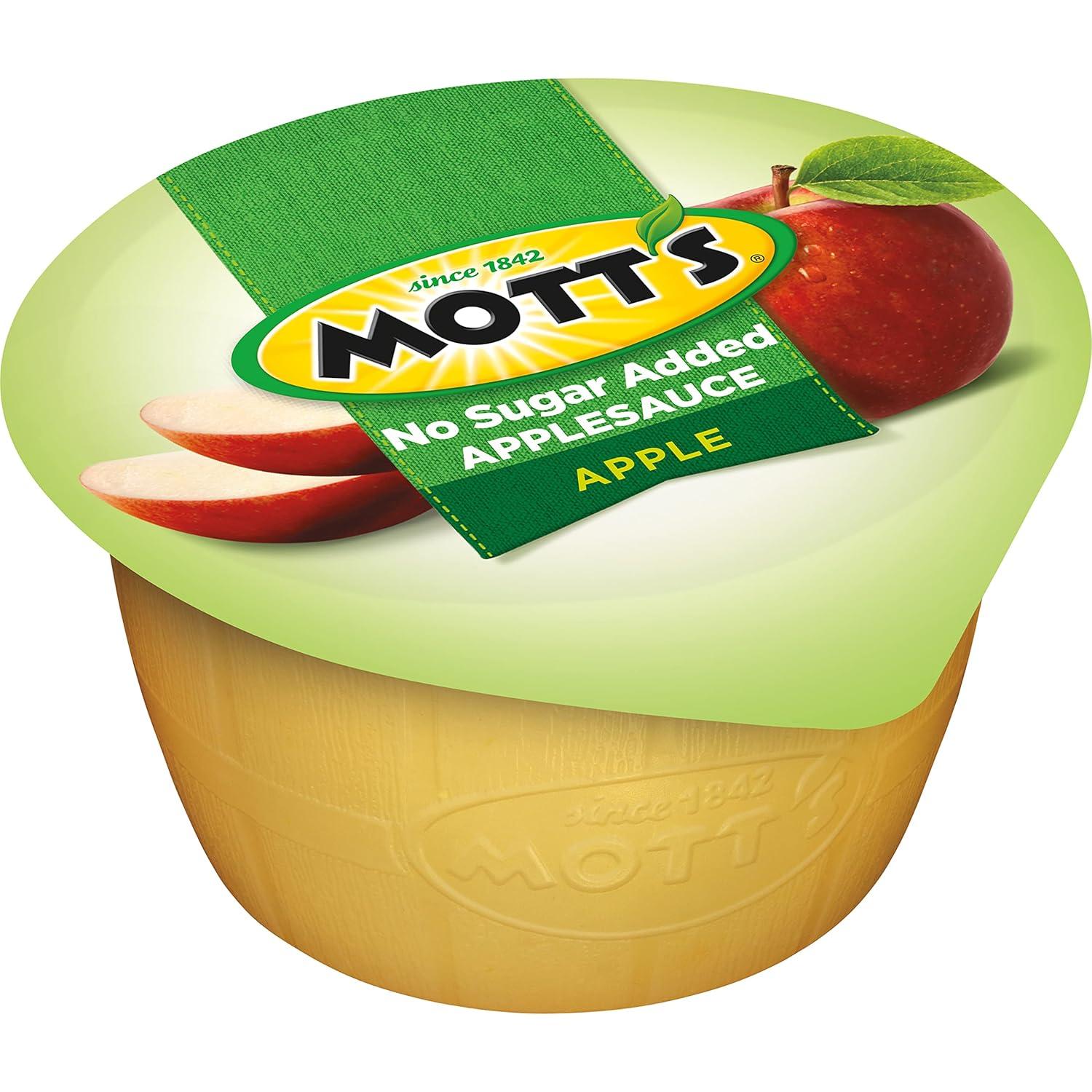 image:imageMotts No Sugar Added Cherry Applesauce 39 Ounce Cup 6 Count Pack of 12Apple