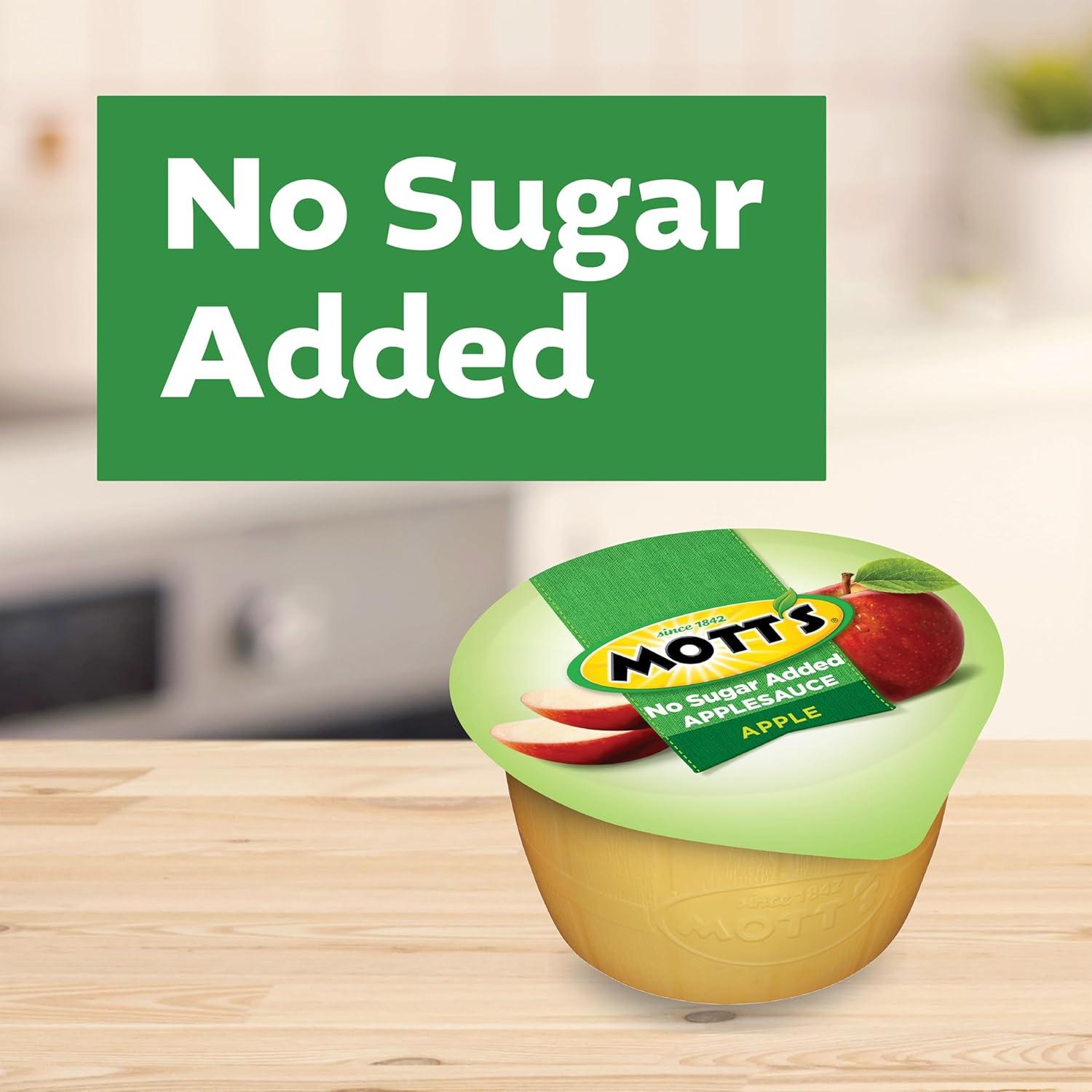 image:imageMotts No Sugar Added Cherry Applesauce 39 Ounce Cup 6 Count Pack of 12Apple