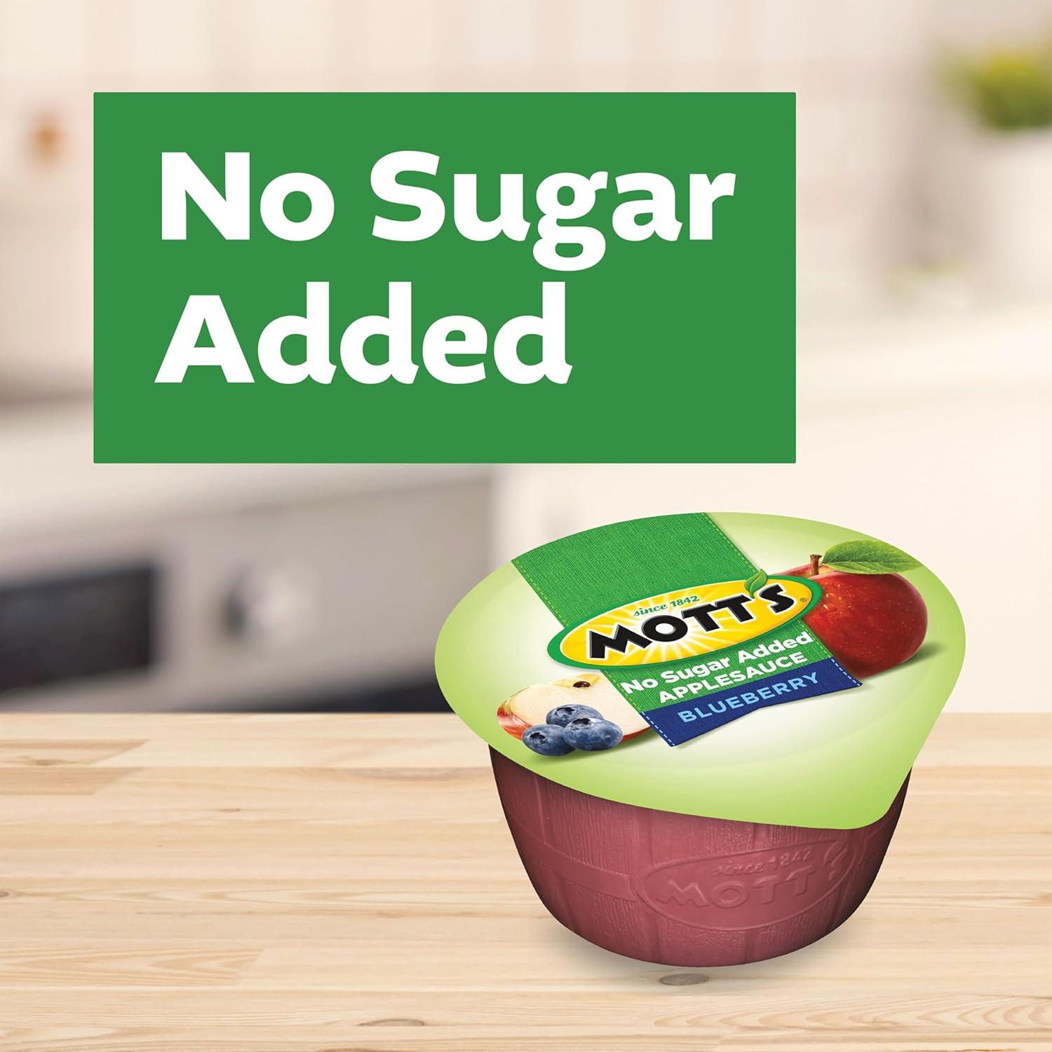 image:imageMotts No Sugar Added Cherry Applesauce 39 Ounce Cup 6 Count Pack of 12Blueberry