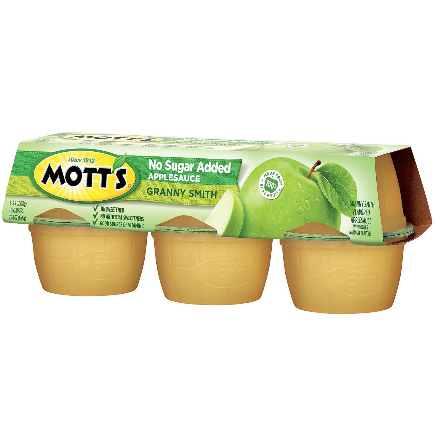 image:imageMotts No Sugar Added Cherry Applesauce 39 Ounce Cup 6 Count Pack of 12Granny Smith