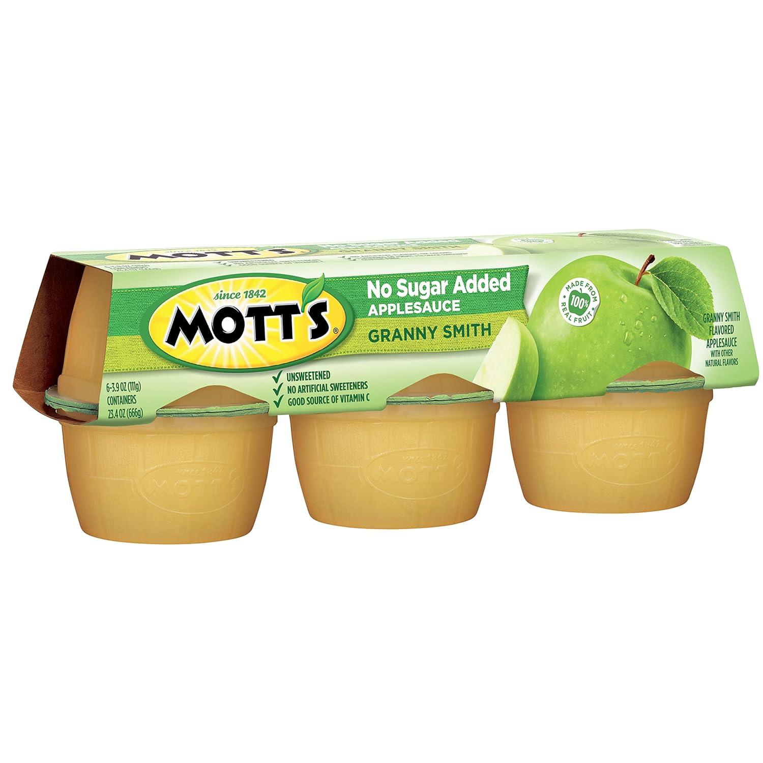 image:imageMotts No Sugar Added Cherry Applesauce 39 Ounce Cup 6 Count Pack of 12Granny Smith