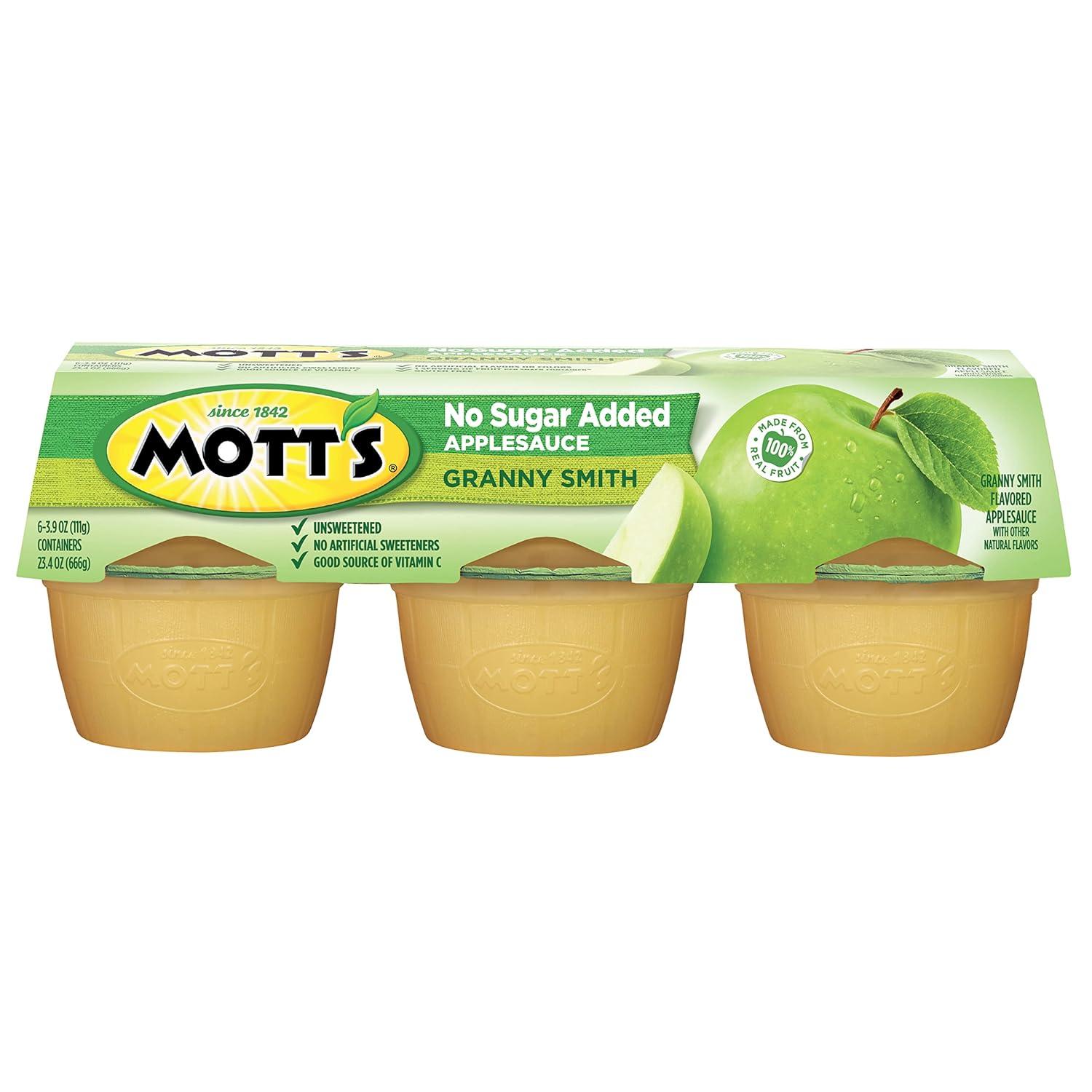 image:imageMotts No Sugar Added Cherry Applesauce 39 Ounce Cup 6 Count Pack of 12Granny Smith