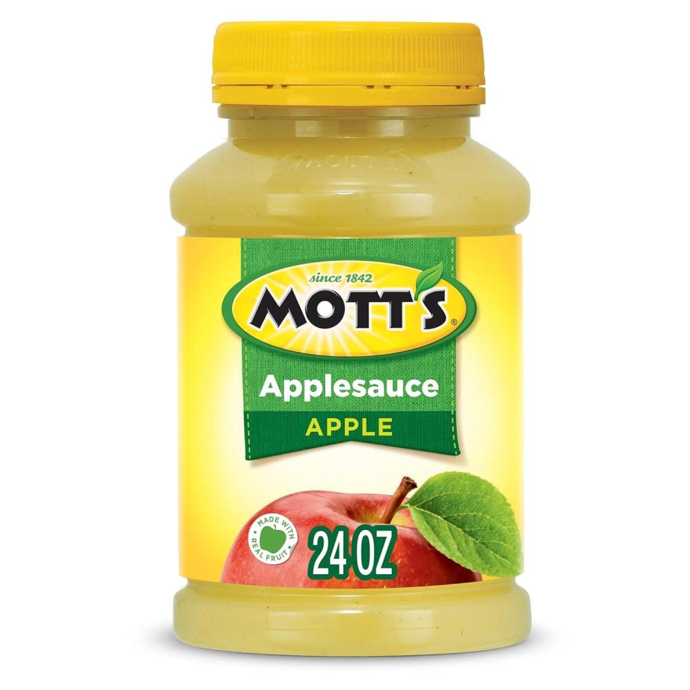 image:imageMotts Applesauce 24 Oz Jar Pack Of 12 No Artificial Flavors Good Source Of Vitamin C Nutritious Option For The Whole FamilyApple